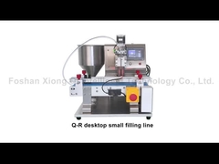 Q-R desktop cream paste small filling line