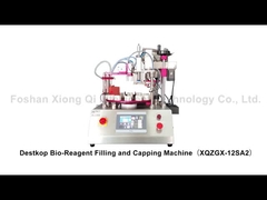25ml Biochemical Reagent Filling Automatic Capping Machine For Big Batch Manufacturing