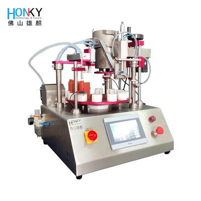 Clean Workshop 50ml Bottle Desktop Filling And Capping Machine With Auto Cap Feeding Function For 50ml Bio-Reagent Bottle