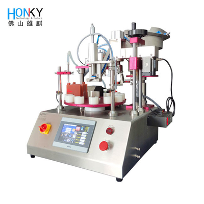 Clean Workshop 50ml Bottle Desktop Filling And Capping Machine With Auto Cap Feeding Function For 50ml Bio-Reagent Bottle