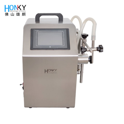 Desktop Portable 10ml Perfume Liquid Filling Machine Small Perfume Filler With High Precision Piston Pump For Perfume