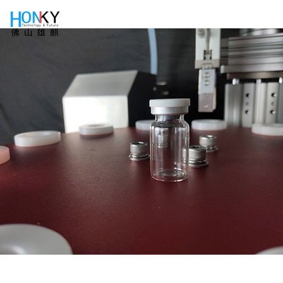 Desktop Clean Bench Using Vial Filling And Crimping Machine With Ceramic Piston Pump For Pharma Liquid Filling