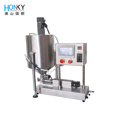 Desktop Servo Motor Control Syringe Tube Filling Machine Semi Automatic Tube Filling And Sealing Machine With Ceramic Piston Pump For Gel Paste Filling