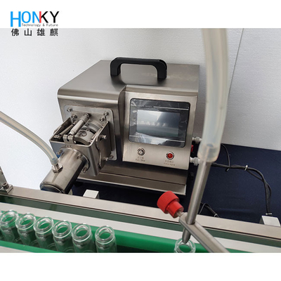 Automatic 5ml Vial Filling Machine Small Filling Line With Bottle Feeding Conveyor For Small Business Using