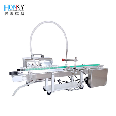 Automatic 5ml Vial Filling Machine Small Filling Line With Bottle Feeding Conveyor For Small Business Using