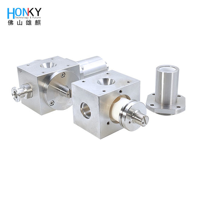 Air Driven Type OEM Filling Machine Parts Ceramic Piston And Ceramic Rotary Valve With Customzing Size For Piston Pump