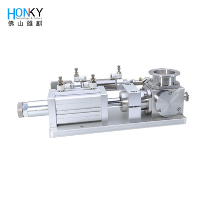 Air Driven Manual Adjustment OEM Rotary Valve Pneumatic Piston Filling Pump With Oem Service For Cream Lotion Filling
