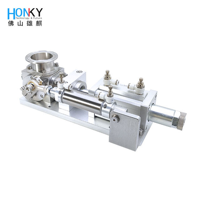 Air Driven Manual Adjustment OEM Rotary Valve Pneumatic Piston Filling Pump With Oem Service For Cream Lotion Filling