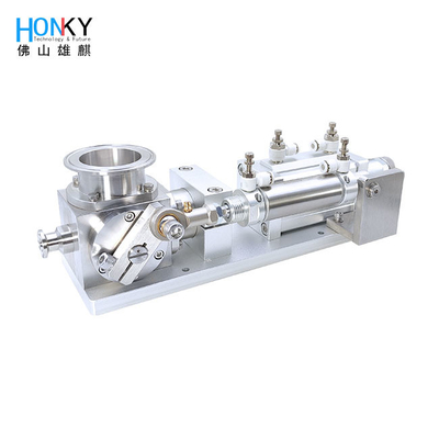 Air Driven Manual Adjustment OEM Rotary Valve Pneumatic Piston Filling Pump With Oem Service For Cream Lotion Filling