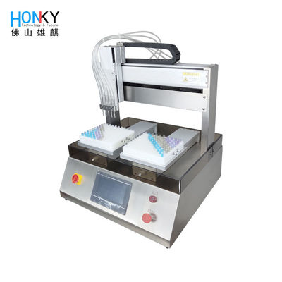 Desktop High Speed 1.5ml Plastic Tube Sample Filling Machine With 5 Channels Filling Head For Perfume Sample Filling