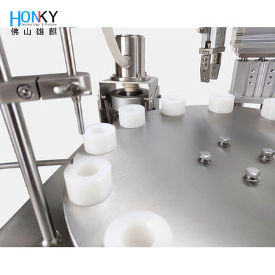 2400Bph Small Bottle Desktop Filling And Capping Machine Desktop Filler With Ceramic Pump For Small Perfume Filling