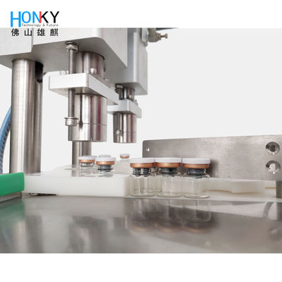 Vial Bottle 3600 BPH 0.6Mpa Automatic Capping Machine Desktop Type