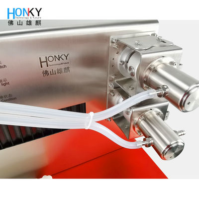 Desktop X-Y Axis Vape Oil Liquid Filling Machine With Diving Filling Function And 60-80 Bottles / Min Speed