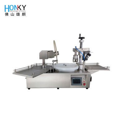 Desktop 15ml Essential Oil Vial Filling And Capping Machine With Servo Capping Function