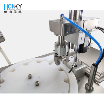 Desktop 15ml Essential Oil Vial Filling And Capping Machine With Servo Capping Function