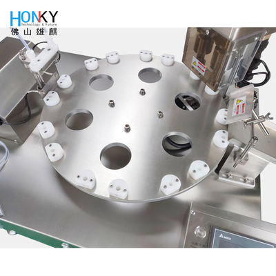 Automatic Small Volume Virus Sampling Vial Filling And Capping Machine With Servo Capping Function For Reagent Filling