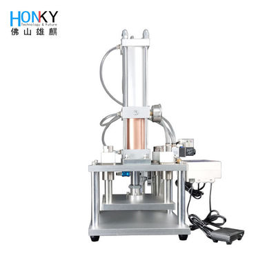 Desktop Automatic Hydraulic Capping Pressing Machine With 3 Tons Power For Bottle