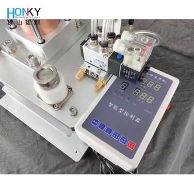 Desktop Automatic Hydraulic Capping Pressing Machine With 3 Tons Power For Bottle