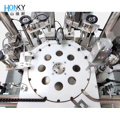 Full Automatic 100ml Essential Bottle Vial Filling And Capping Machine With Servo Capping System For Essential Oil Fill
