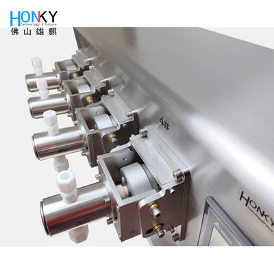 Cosmetic Liquid Multiple Head Filling Machine System Ceramic Piston Pump Filling Machine For The Packing Machine