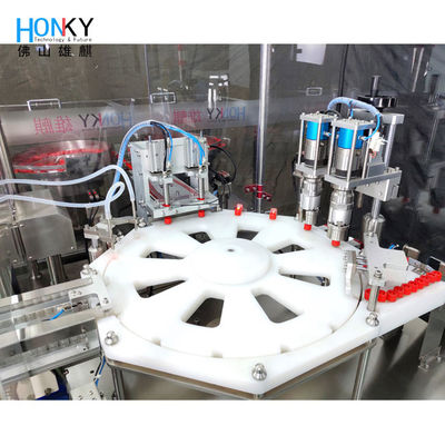 Fully Automatic Filling Machine Virus Sampling Tube Filling And Capping Machine With Double Head System For Bio Reagent Filling