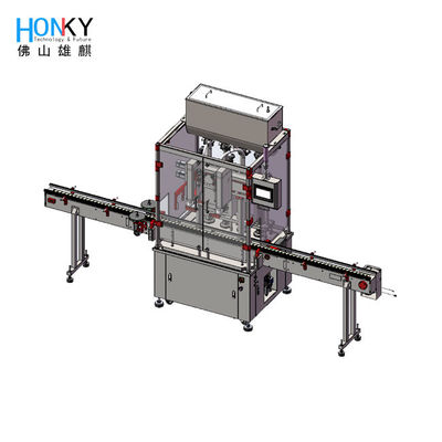 Full Automatic Detergent Liquid Filling Line Daily Chemical Automatic Filling Machine With High Precision Filling Pumps