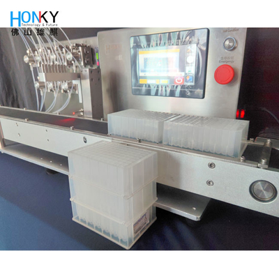 Desktop Line Type Small Volume Bio Reagent Filling Machine Deep Well Plate Strip Filling Machine With High Precision