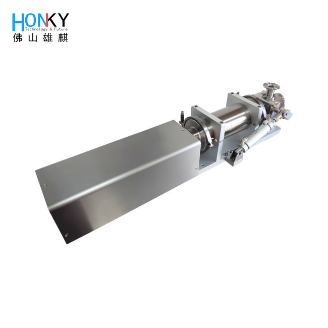 Servo Driven High Precision Ceramic Piston Pump With Automatic Volume Adjusting For Cream Paste Jam Filling