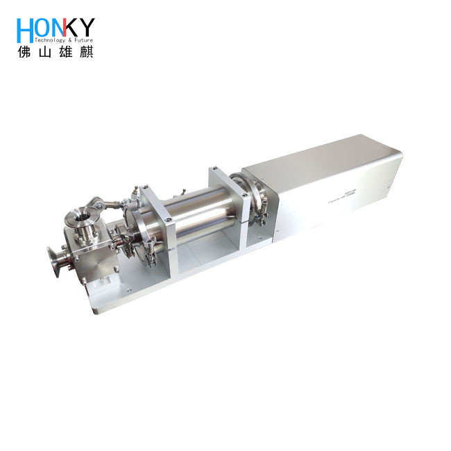 Servo Driven High Precision Ceramic Piston Pump With Automatic Volume Adjusting For Cream Paste Jam Filling