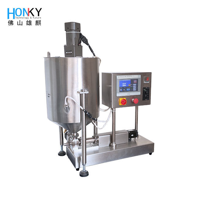 Desktop Gel Syringe Filling Machine with Servo Ceramic Piston Pump and Heating Hopper for 30 bottle/min Massage Cream Paste Filling