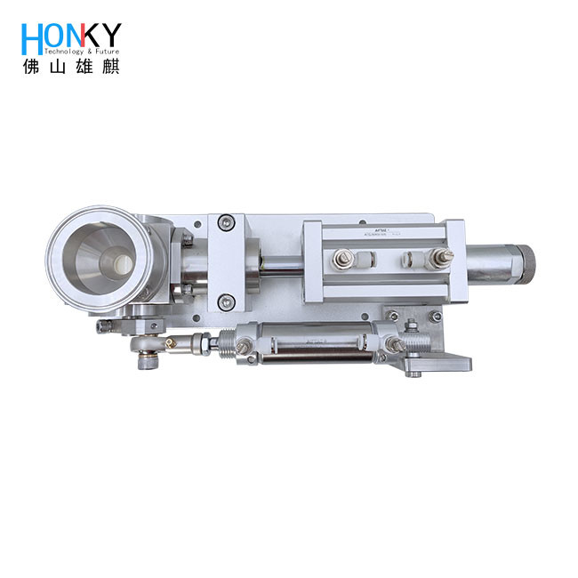 Air Driven Manual Adjustment OEM Rotary Valve Pneumatic Piston Filling Pump With Oem Service For Cream Lotion Filling