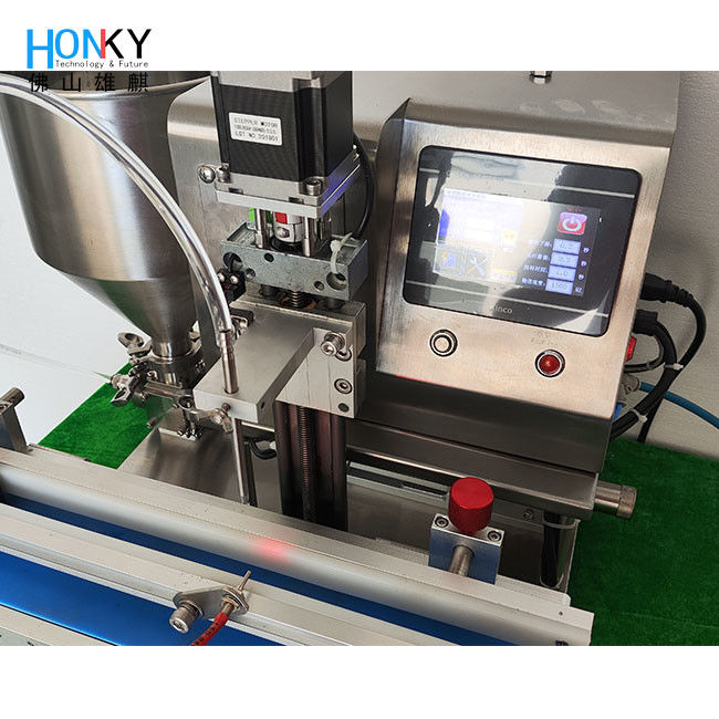 Small Batch Desktop Filling Machine with High-Precision Ceramic Pump for GMP-Certified Cosmetic Packing