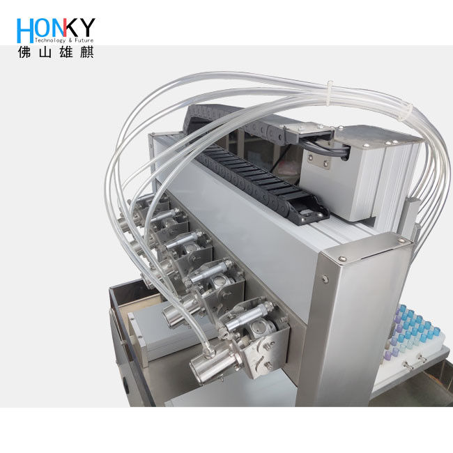 Desktop Automatic 10ml Vial Filling Machine With High Precision Filling Pump and 120bottles/min Speed