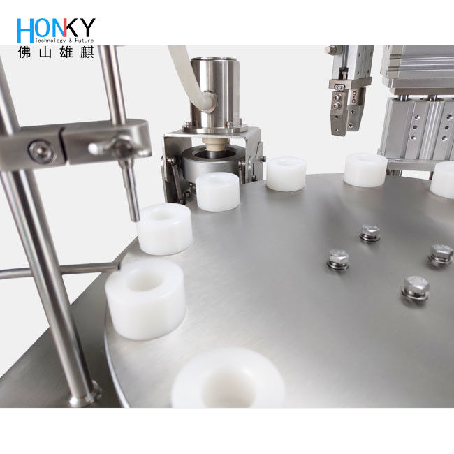2400Bph Small Bottle Desktop Filling And Capping Machine Desktop Filler With Ceramic Pump For Small Perfume Filling