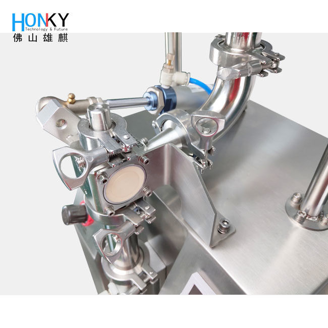 Ceramic Piston Pump Syringe Filling Machine for High Viscosity Gel with 1-12ml Filling Range