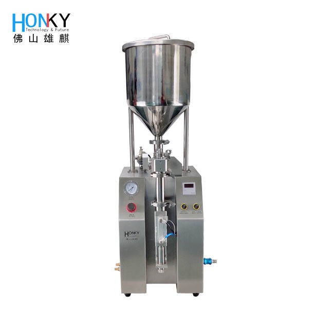 1800 BPH Desktop Syringe Filling Machine with Ceramic Piston Pump and ±0.8% Accuracy for Tooth Gel Tube