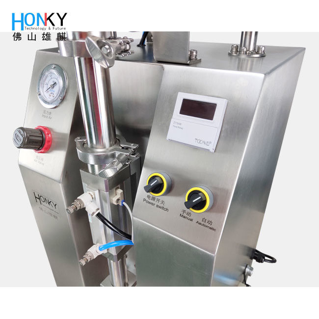 Desktop Dental High Viscosity Gel Filling Machine 10ml Syringe Filling System With Piston Pump For  Gel Filling