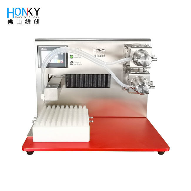 Desktop Small Volume Essential Oil Filling Machine with XYZ 3-Axis Linkage and Precision ±0.5% for Cosmetic Oil