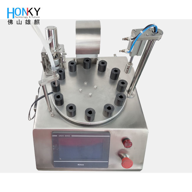 Desktop Automatic Capping Machine for 2ml Small Bottles with 304 Stainless Steel and 35-40 Bottles/Min Filling Speed