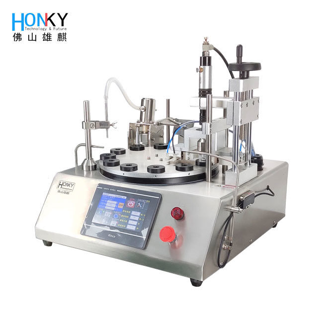35 BPM GMP Certified Vial Filling Machine with Ceramic Pump for Precise Reagent Liquid Filling