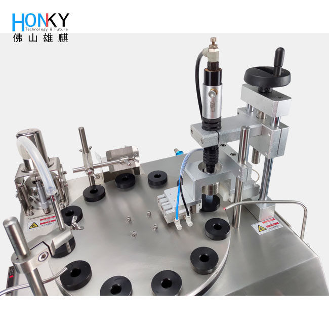 Desktop Semi-Automatic Vape Oil Liquid Filling Machine with Ceramic Piston Pump and 40 Bottle/Min Speed