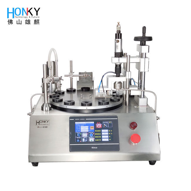 2000BPH Semi-Automatic Vial Filling Machine With Ceramic Pump GMP Certified For Reagent Liquid