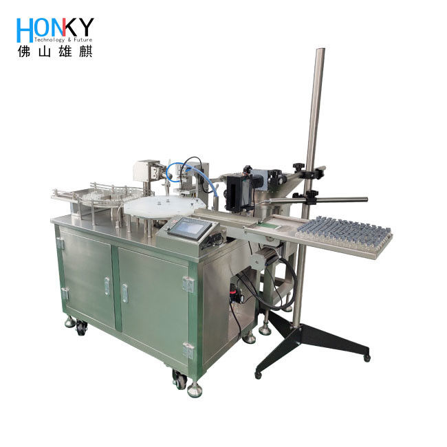 Automatic 3ml Frozen-Dry Powder Filling Machine with Semi-Pre-Pressing Function and High-Precision Ceramic Pump