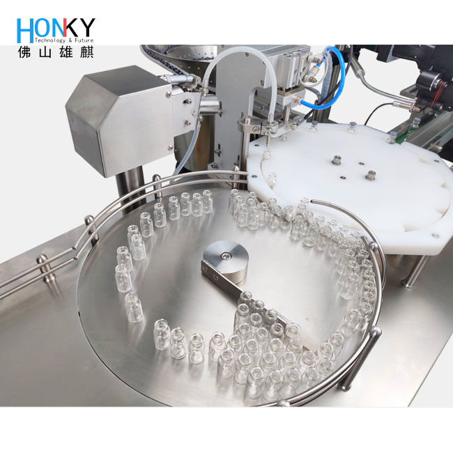 Full Automatic Frozen Dry Powder Filling And Capping Machine With Code Printing Function