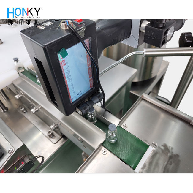 Automatic Small Size Frozen Dry Liquid Vial Filling Machine with Ceramic Pump and 304 Stainless Steel for 1800 Bottles/Hour