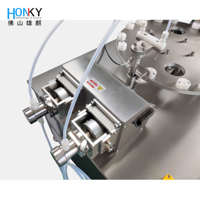 Automatic Small Volume Virus Sampling Vial Filling And Capping Machine With Servo Capping Function For Reagent Filling