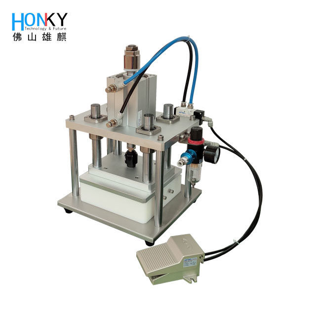 Desktop Type 3600 BPH Air Driven Automatic Capping Machine for Bottle Cap Sealing