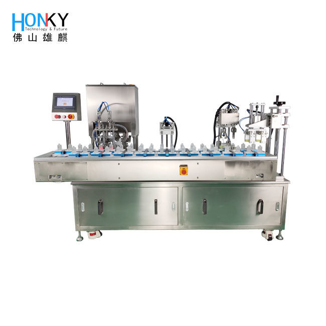 Automatic BB Cream Paste Filling Capping Machine With Double Ceramic Piston Pump For Cosmetic Cream