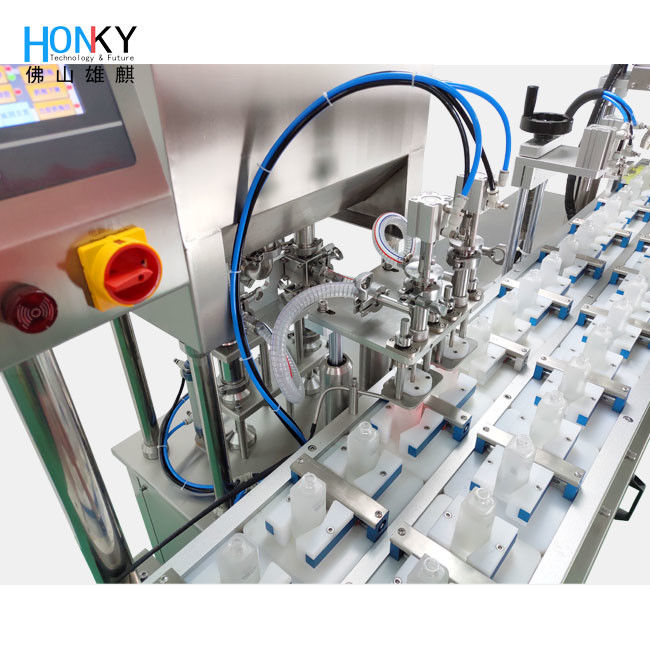 Automatic Mold Adjustment Paste Filling and Capping Machine with Ceramic Piston Pump and 2500 BPH Speed