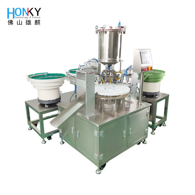 Full Automatic Cosmetic Paste Filling Machine with 10-100g Range Ceramic Piston Pump and 35-40 Bpm Efficiency